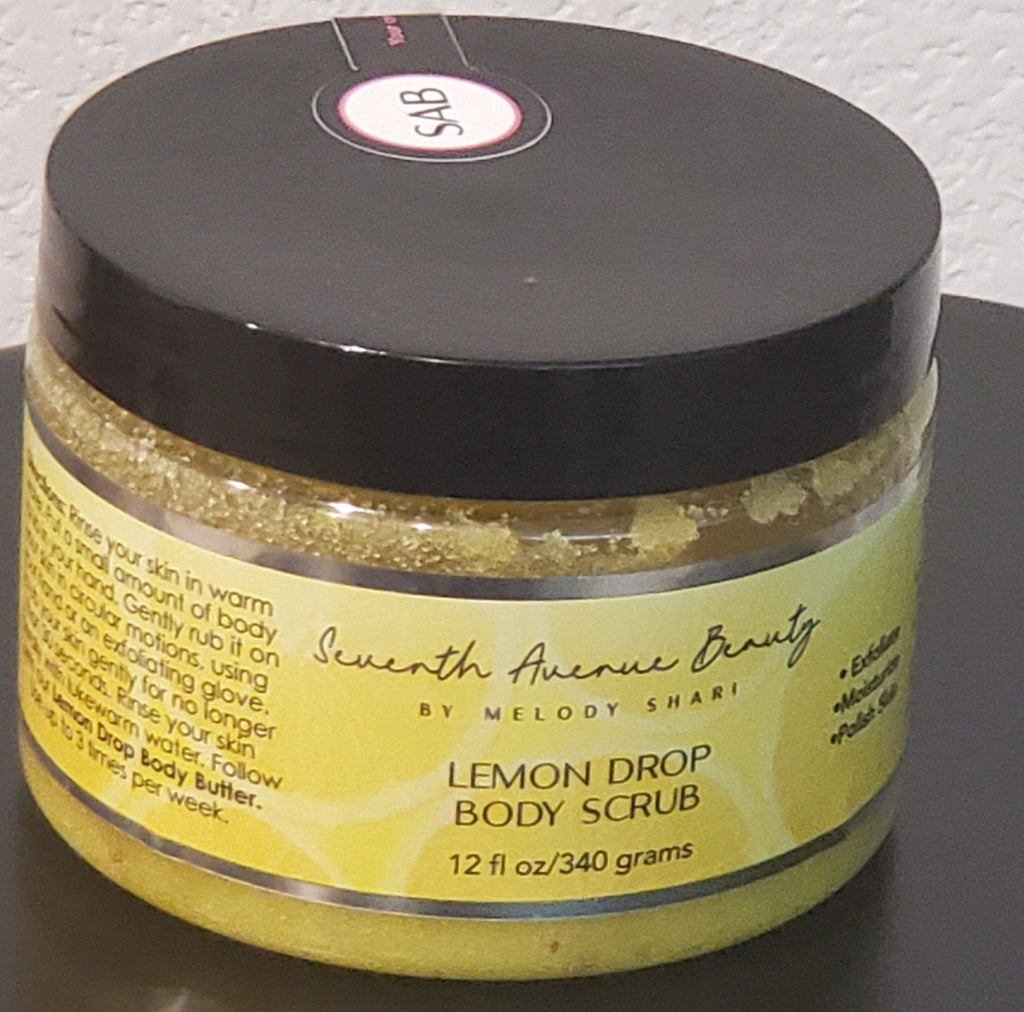 Seventh Avenue Beauty Vegan Lemon Drop Body Scrub