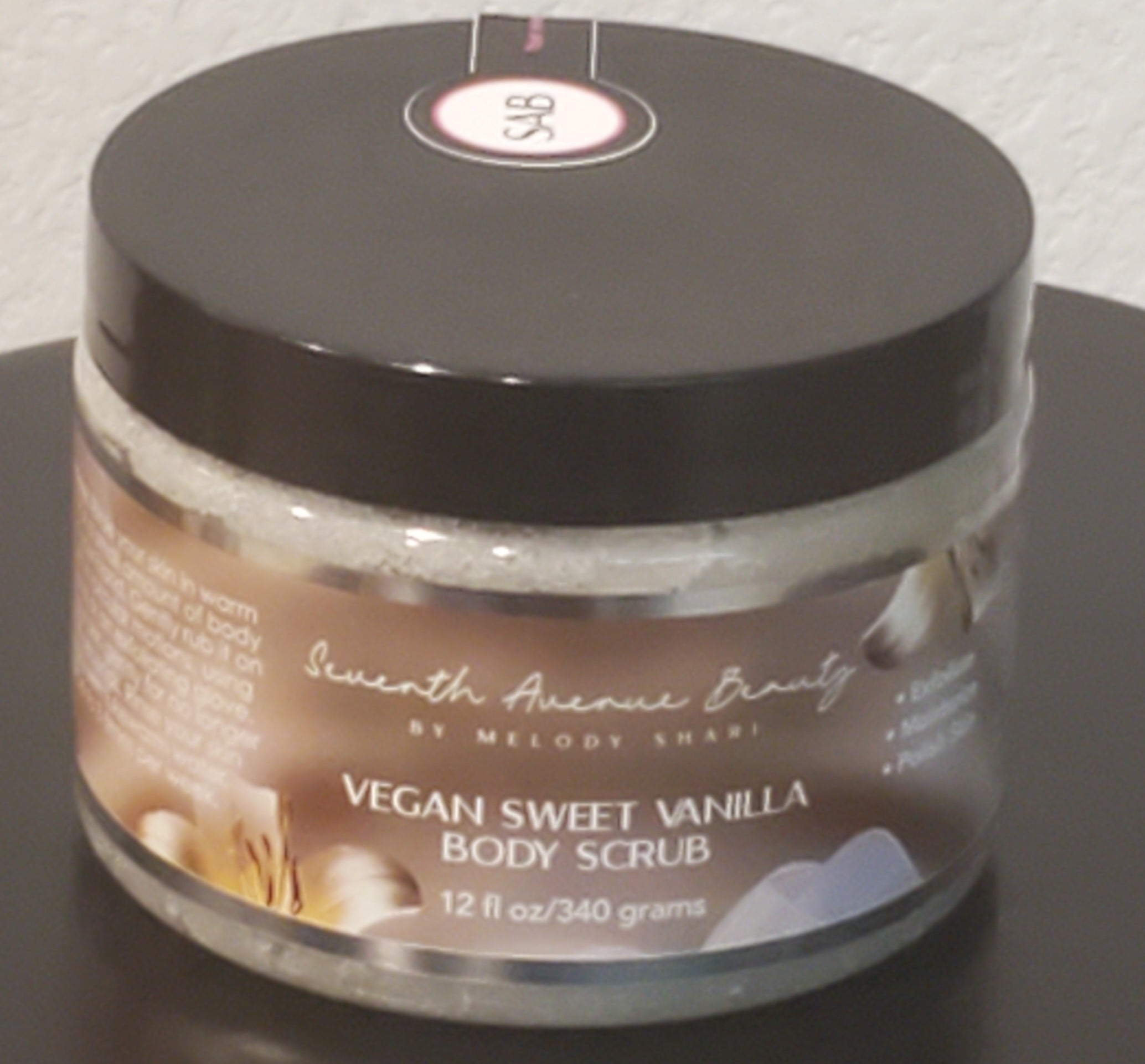 Seventh Avenue Beauty Vegan Sweet Vanilla Cream Body Scrub