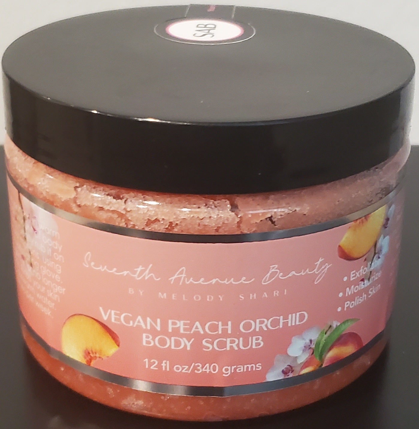 Seventh Avenue Beauty Vegan Peach Orchid Body Scrub