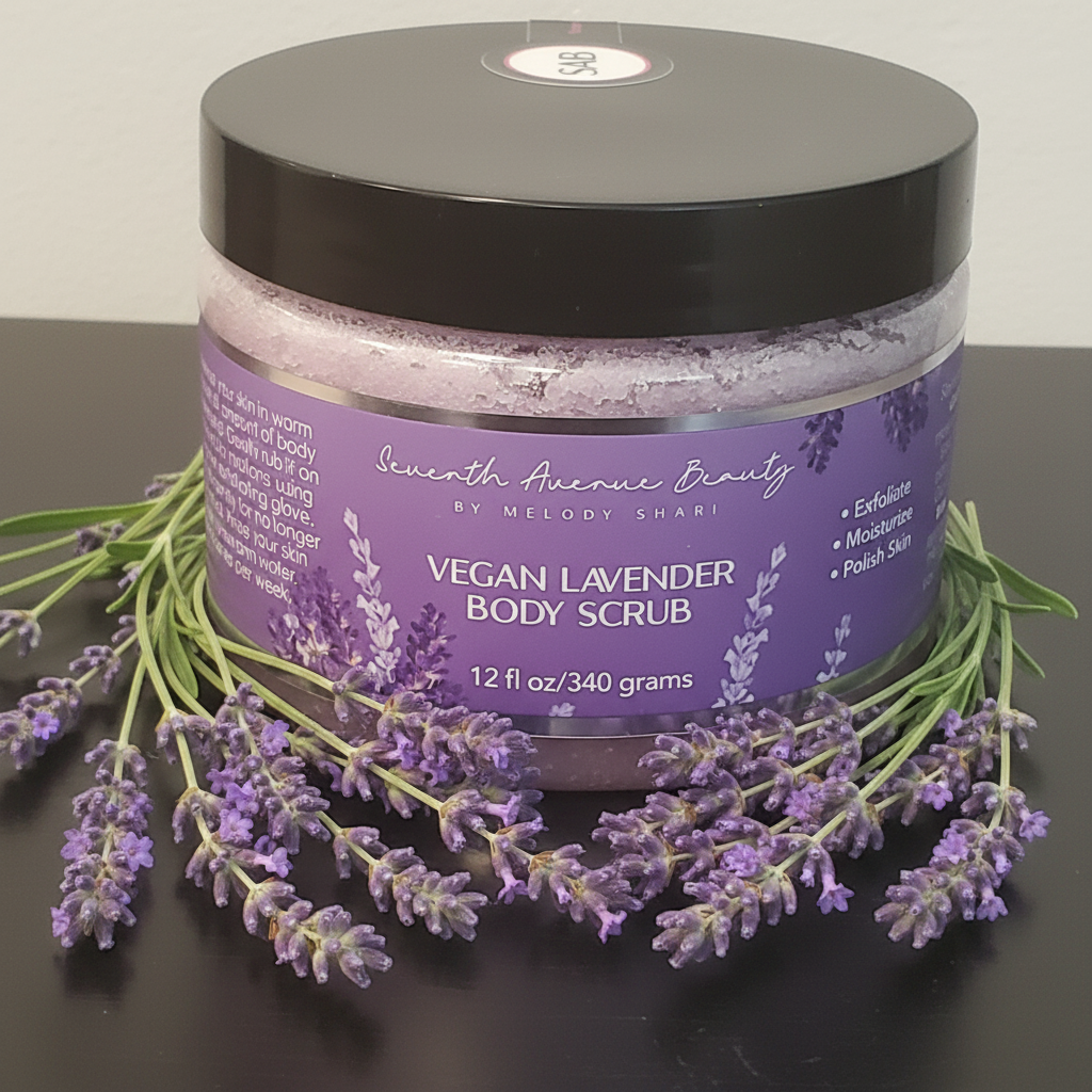 Seventh Avenue Beauty Vegan Lavender Body Scrub