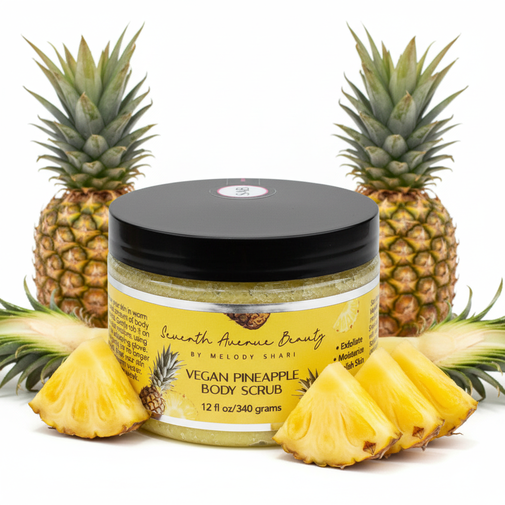 Seventh Avenue Beauty Vegan Pineapple Body Scrub