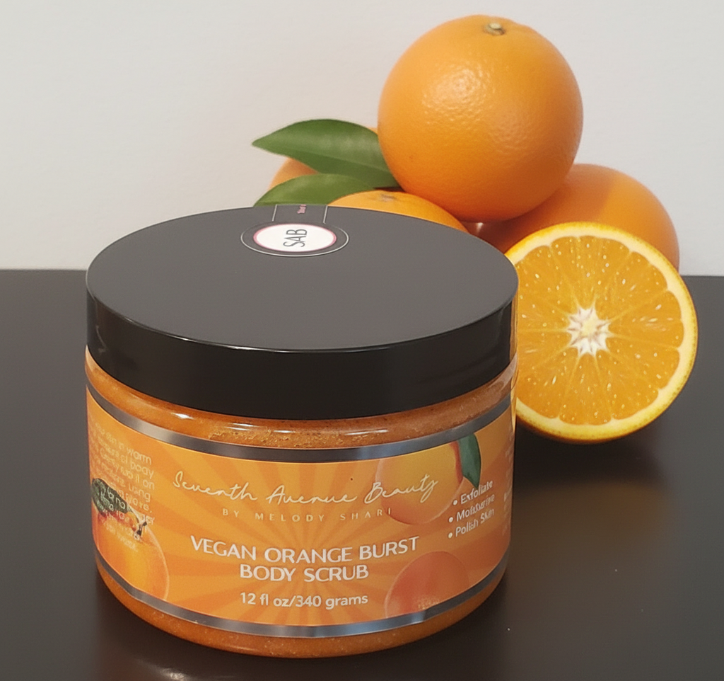 Seventh Avenue Beauty Vegan Orange Burst Body Scrub