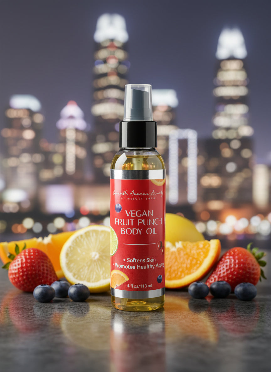 Seventh Avenue Beauty Vegan Fruit Punch Body Oil