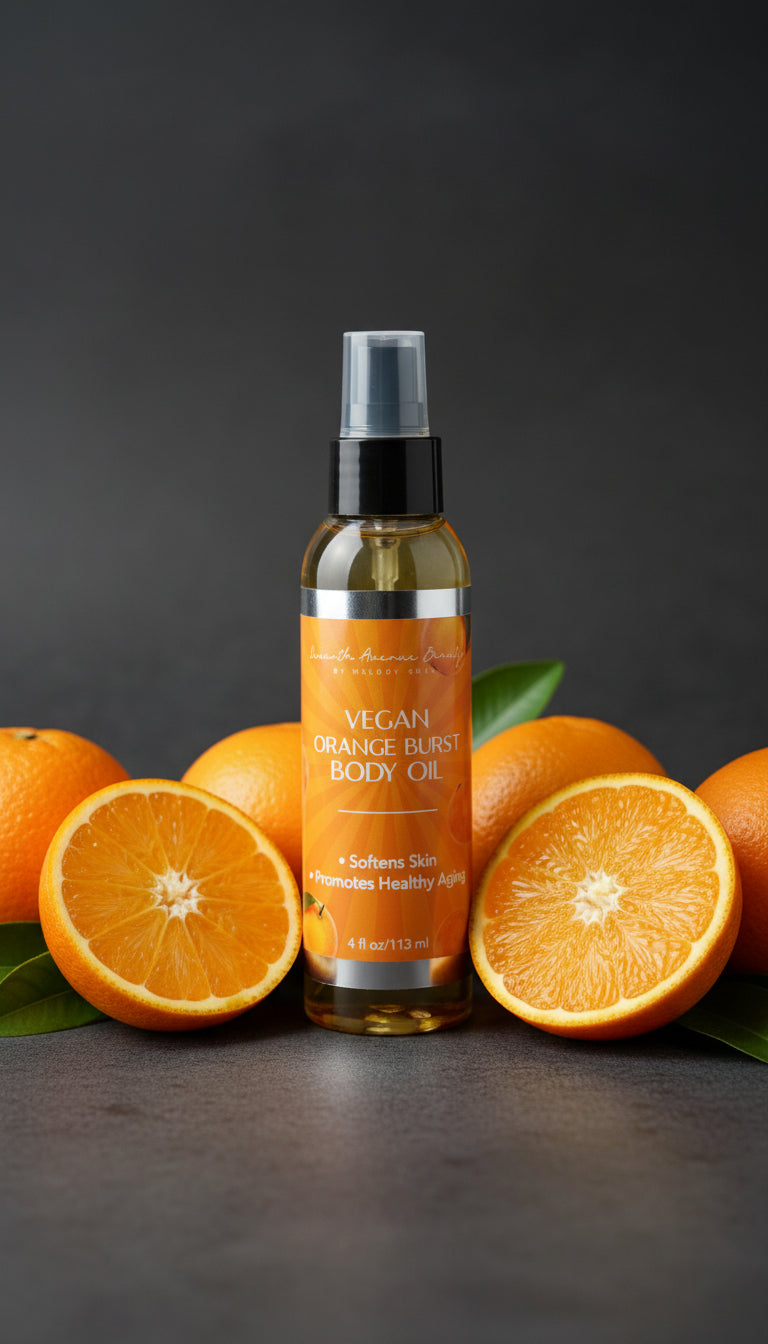 Seventh Avenue Beauty Vegan Orange Burst Body Oil