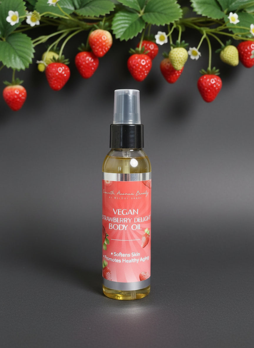 Seventh Avenue Beauty Vegan Strawberry Delight Body Oil