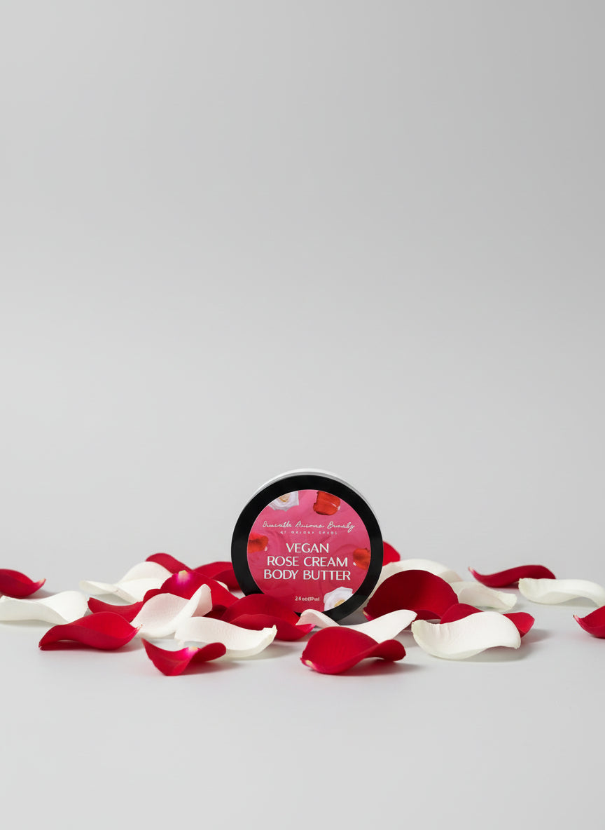 Seventh Avenue Beauty Travel Size Vegan Rose Vanilla Cream Body Butter