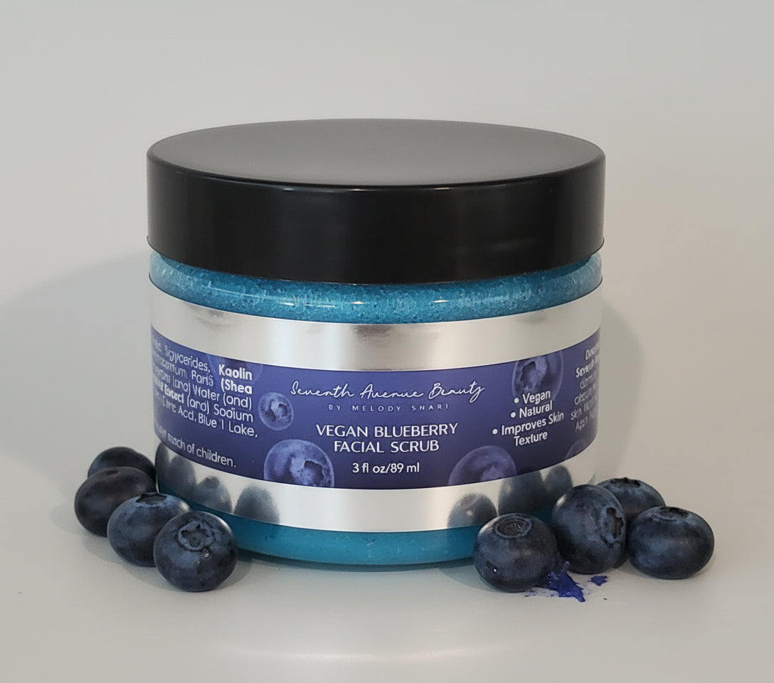 Seventh Avenue Beauty Vegan Blueberry Face Scrub
