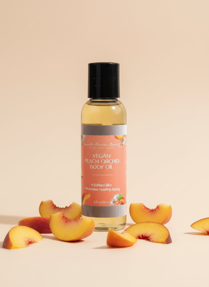 Seventh Avenue Beauty Travel Size Vegan Peach Orchid Body Oil