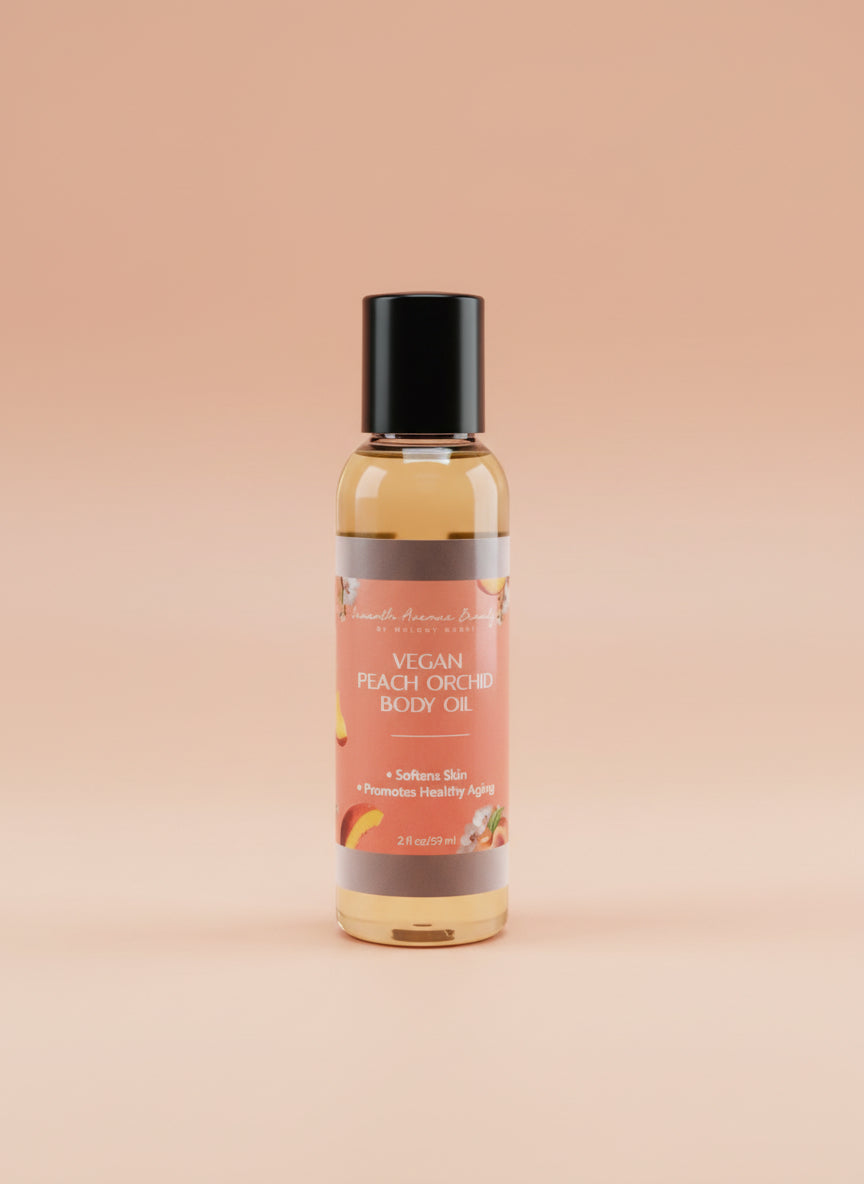 Seventh Avenue Beauty Travel Size Vegan Peach Orchid Body Oil