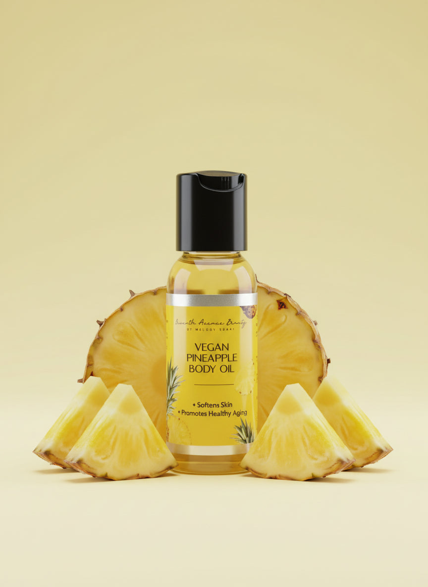 Seventh Avenue Beauty Sample Size Vegan Pineapple Body Oil