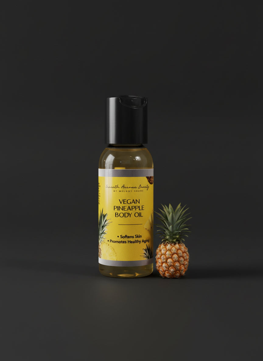 Seventh Avenue Beauty Sample Size Vegan Pineapple Body Oil