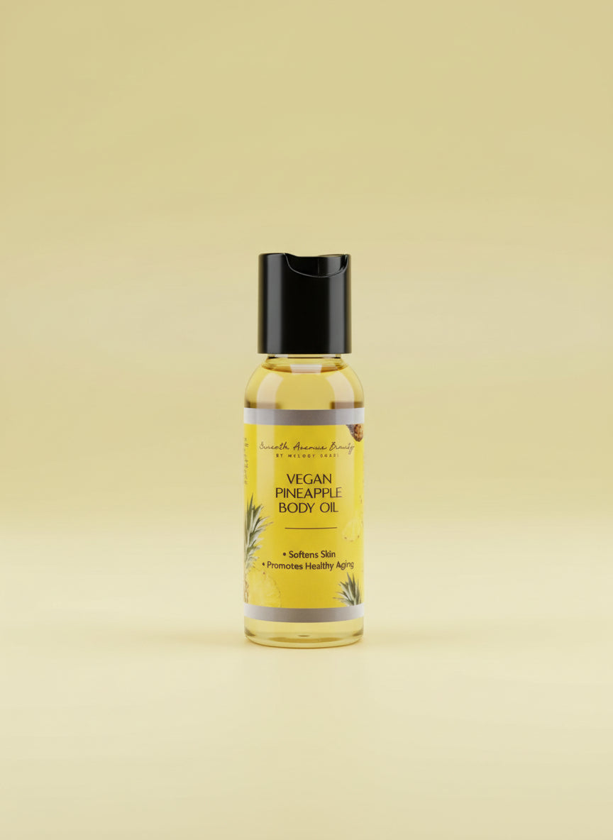 Seventh Avenue Beauty Sample Size Vegan Pineapple Body Oil