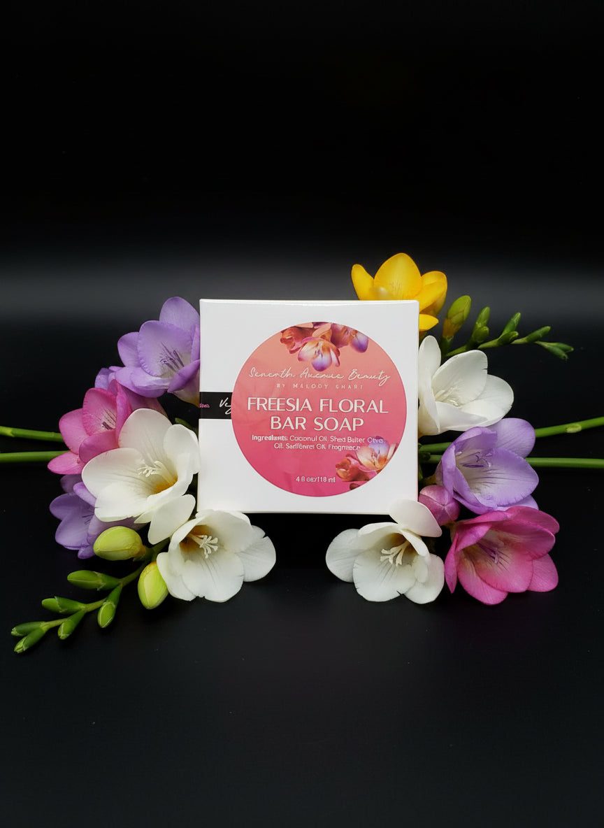 Seventh Avenue Beauty Freesia Floral Bar Soap