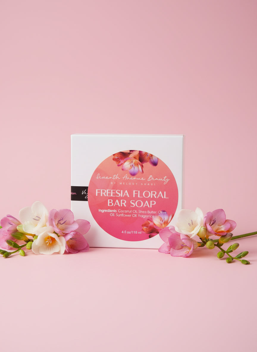 Seventh Avenue Beauty Freesia Floral Bar Soap