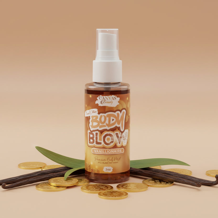 CANVAS Beauty Brand Travel Size Body Blow (Vanillionaire)*A little leaked out* Discounted