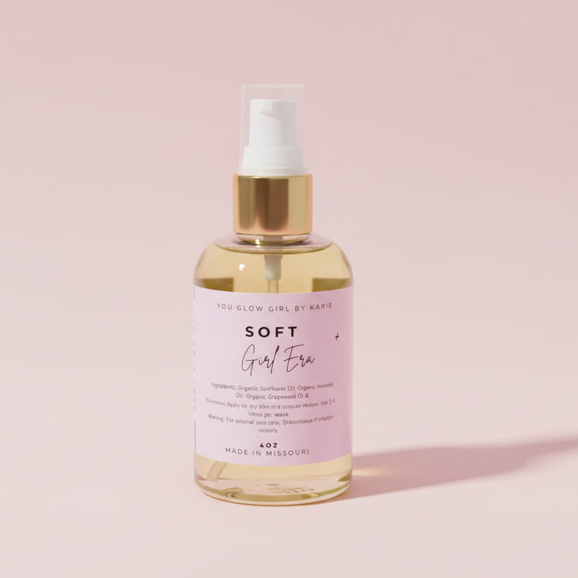 You Glow Girl by Karie Lg Body Oil (Scent: Fruity type) Soft Girl Era
