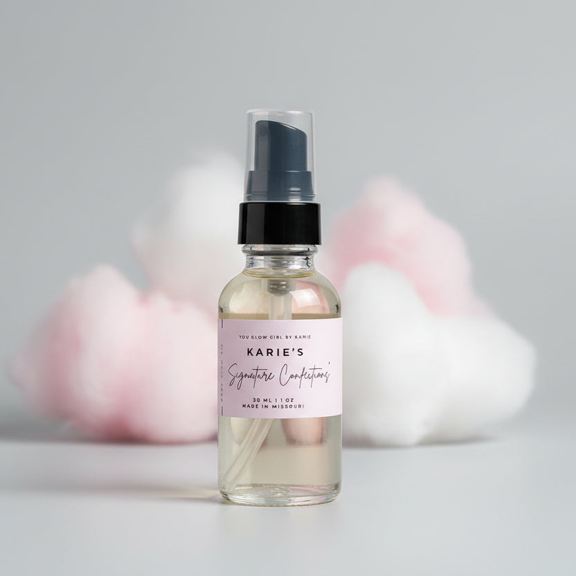 You Glow Girl By Karie Mini Body Oil (Scent: Signature Confections/Cotton Candy type scent)