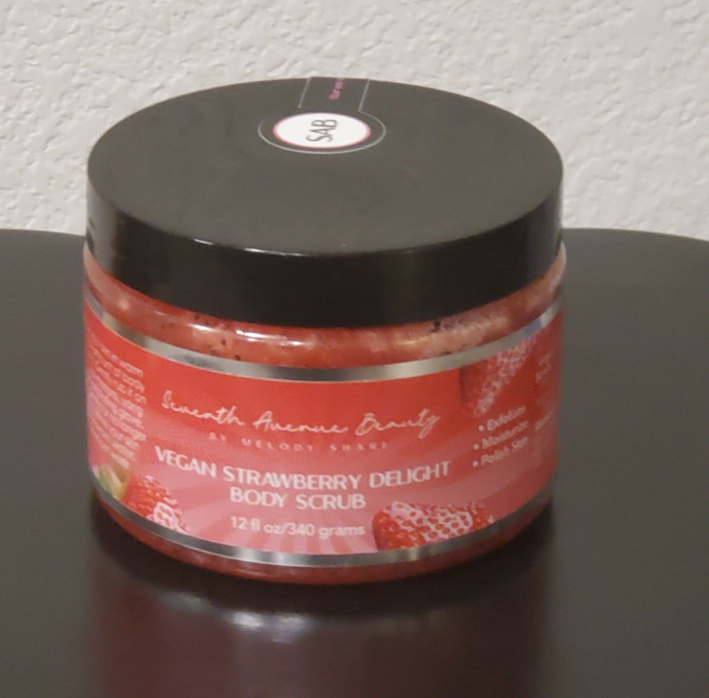 Seventh Avenue Beauty Vegan Strawberry Delight Body Scrub
