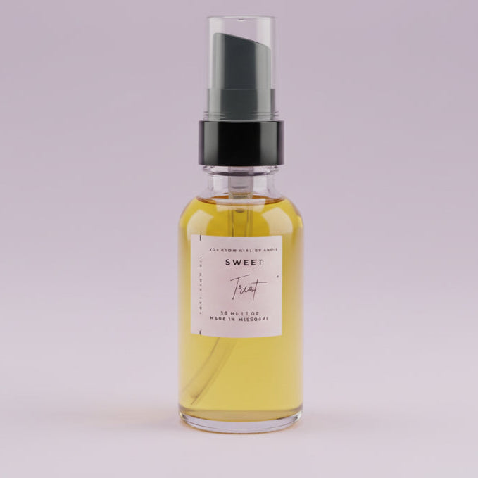 You Glow Girl By Karie Mini Body Oil (Scent: Marshmallow type scent) Sweet Treat