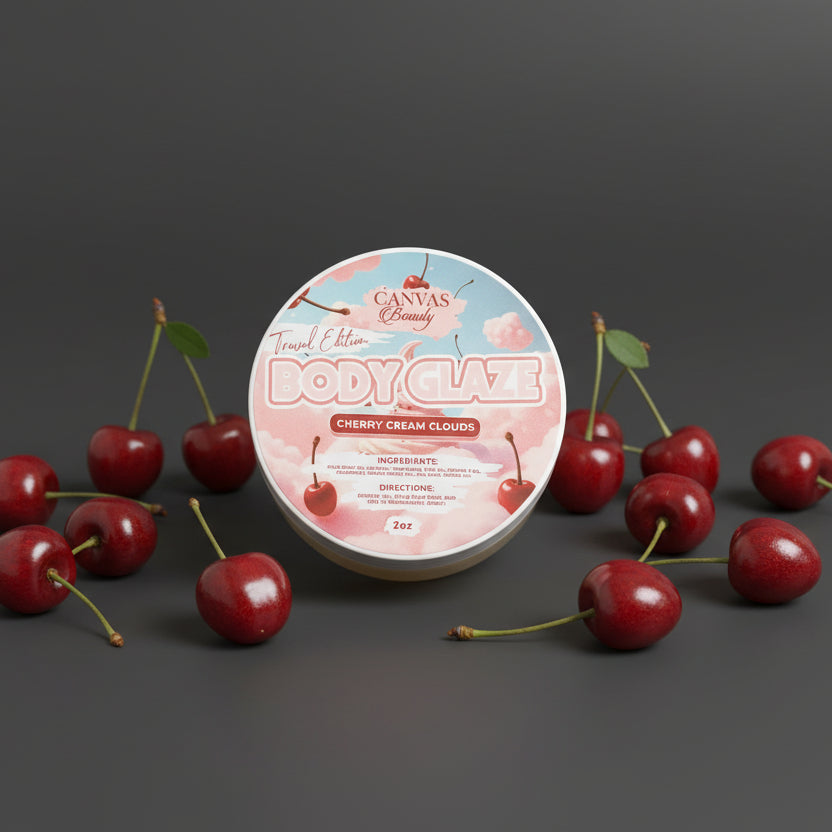 CANVAS Beauty Brand Travel Size Body Glaze (Cherry cream)