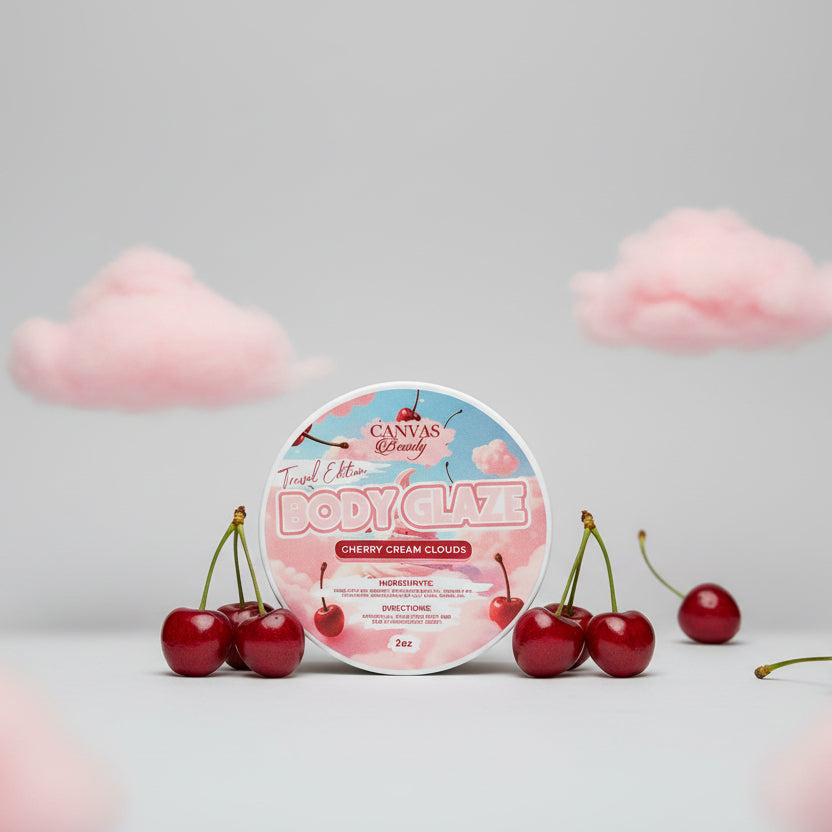 CANVAS Beauty Brand Travel Size Body Glaze (Cherry cream)