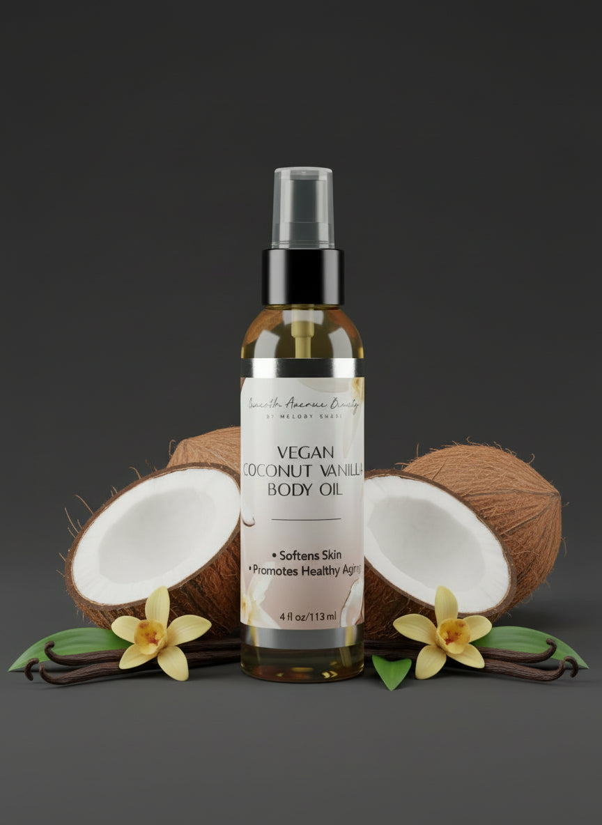 Seventh Avenue Beauty Vegan Coconut Vanilla Body Oil