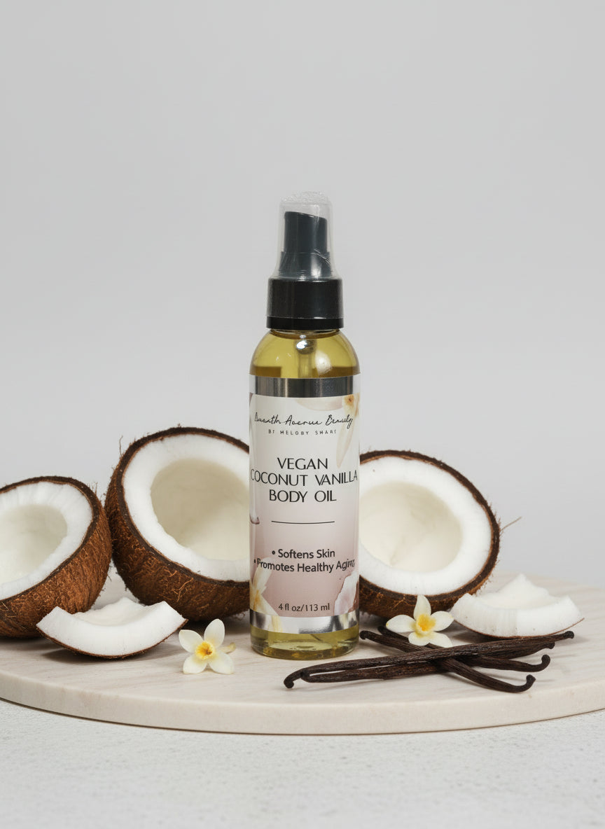 Seventh Avenue Beauty Vegan Coconut Vanilla Body Oil