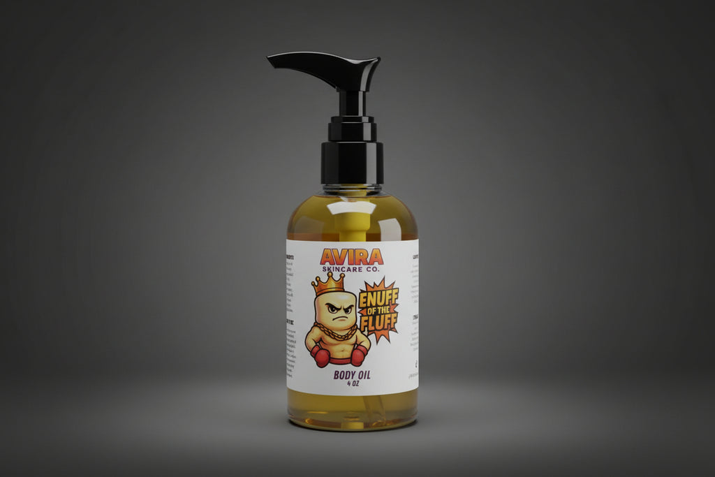 Avira's Skincare Collection Enuff of the Fluff Body Oil