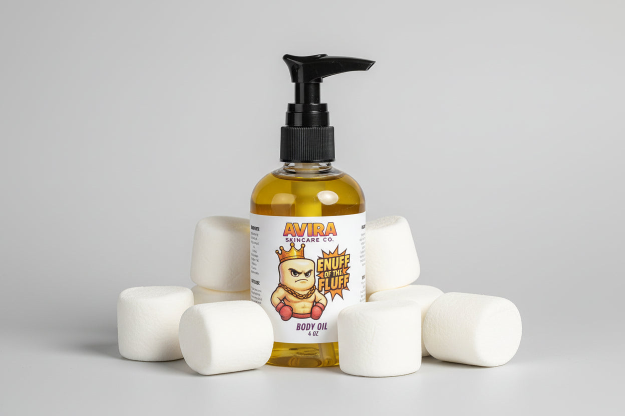 Avira's Skincare Collection Enuff of the Fluff Body Oil