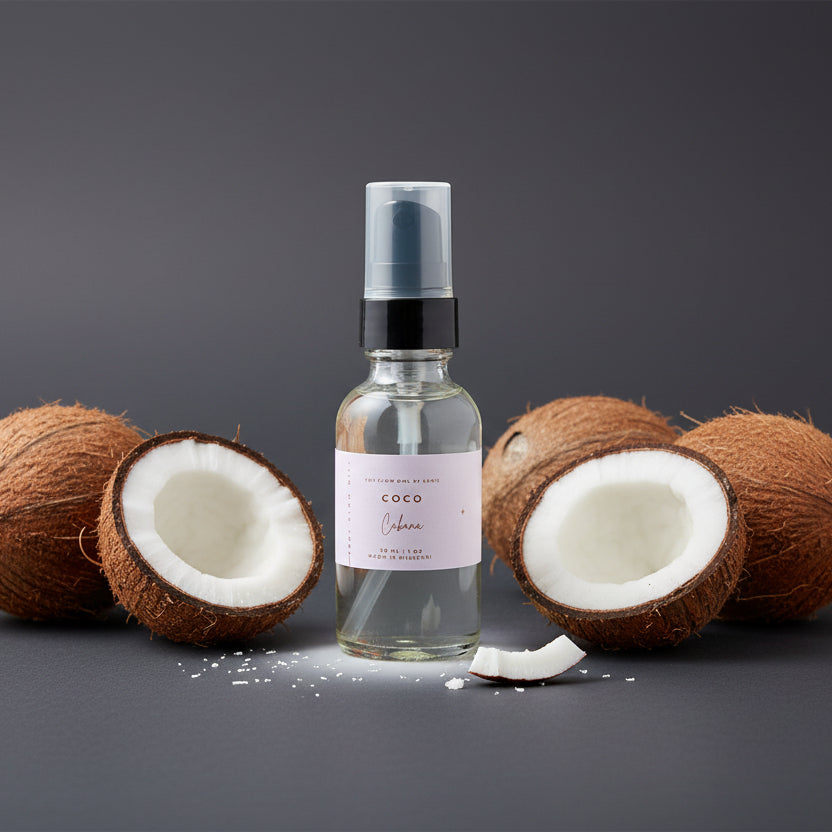 You Glow Girl By Karie Mini Body Oil (Scent: Coco Cabana-Coconut/Marshmallow type scent)