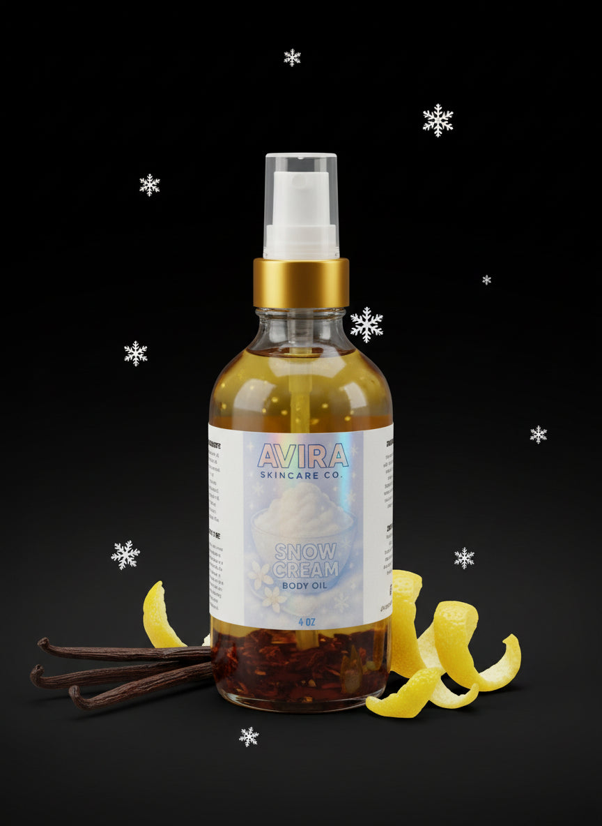 Avira's Skincare Collection Snow Cream Body Oil