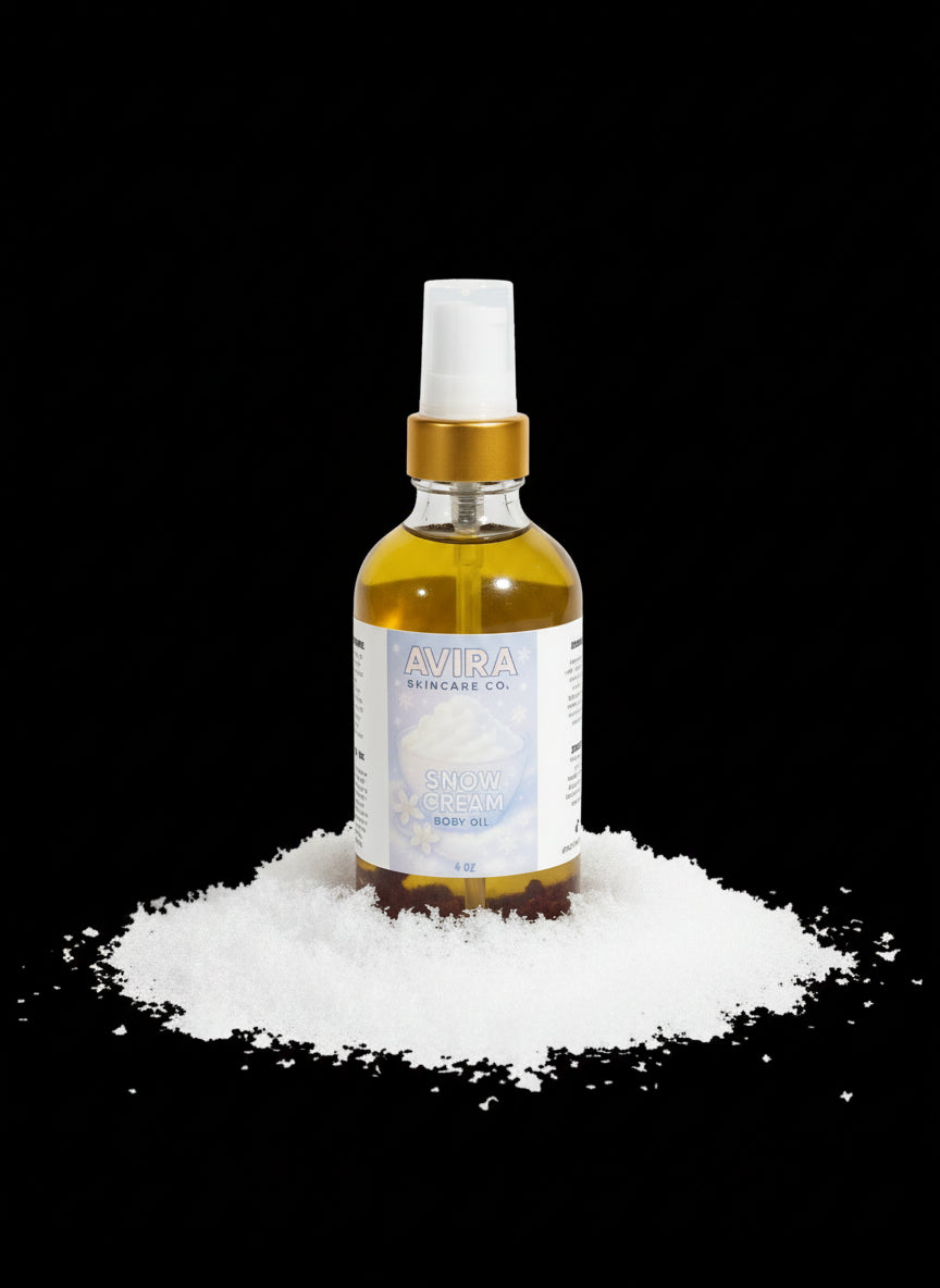 Avira's Skincare Collection Snow Cream Body Oil