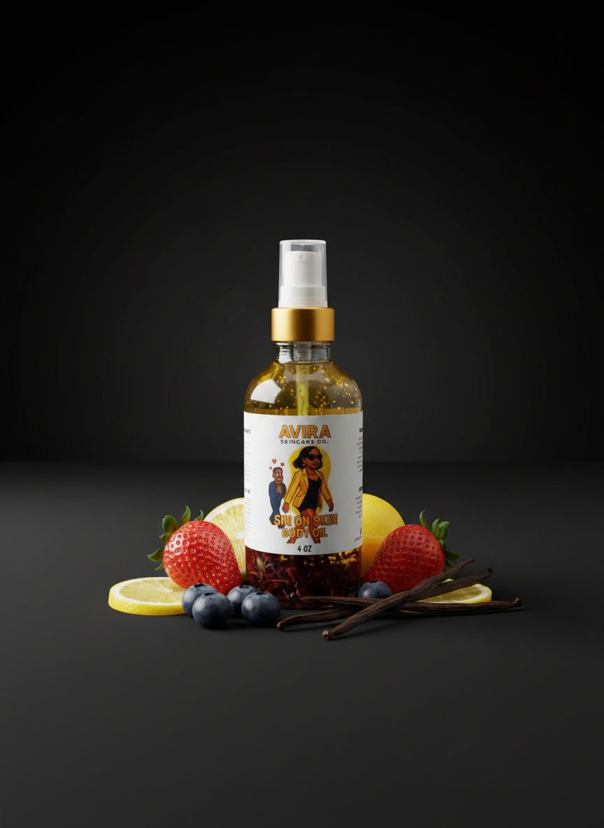 Avira's Skincare Collection Sin on Skin Body Oil