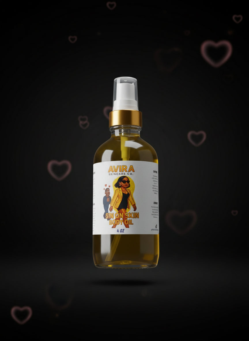 Avira's Skincare Collection Sin on Skin Body Oil
