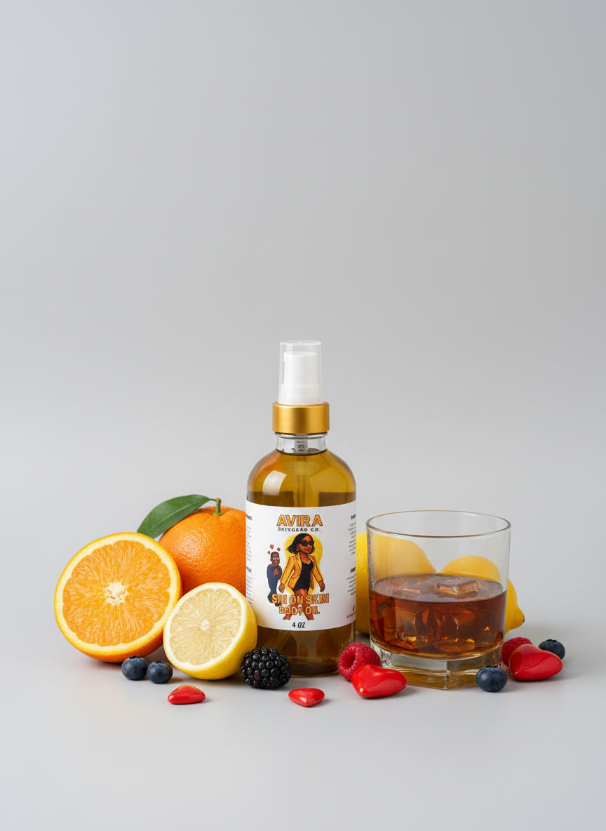 Avira's Skincare Collection Sin on Skin Body Oil