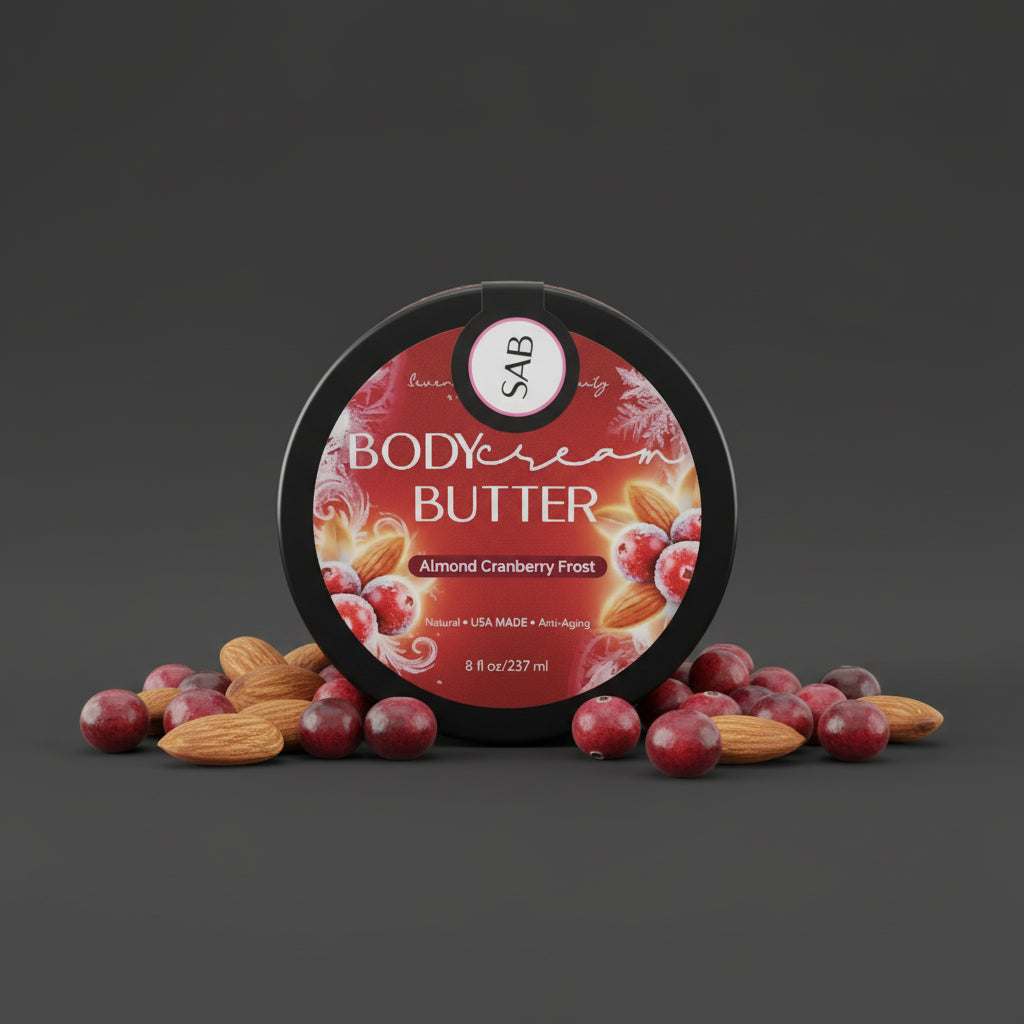 Seventh Avenue Beauty Almond Cranberry Frost Body Cream Butter