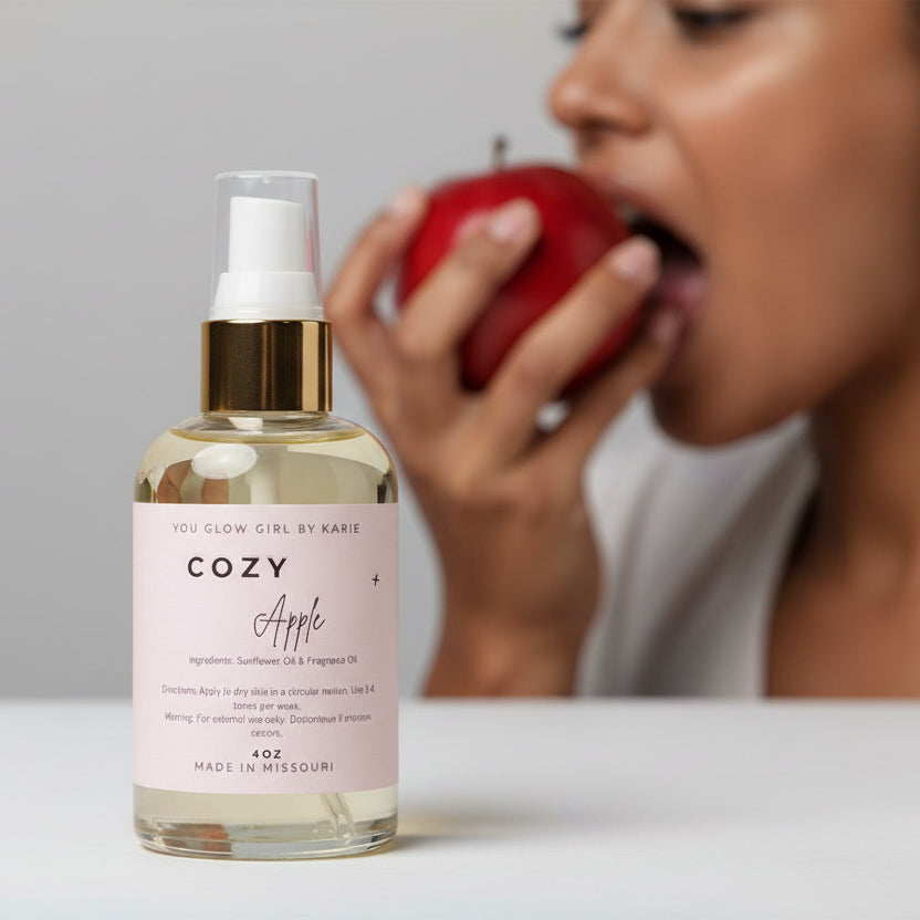 You Glow Girl By Karie Lg Body Oil (Scent: Cozy Apple)