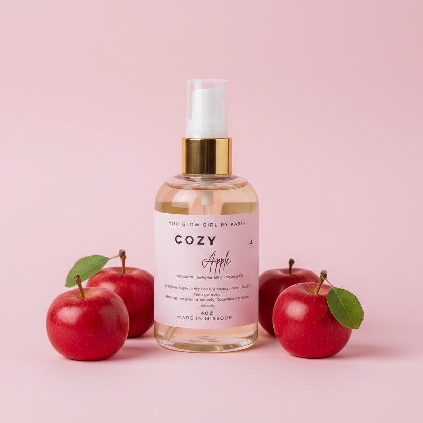 You Glow Girl By Karie Lg Body Oil (Scent: Cozy Apple)
