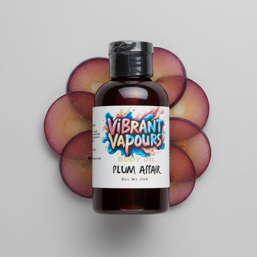 Vibrant Vapours Sm Scented Body Oil (Scent: Plum Affair) 2oz