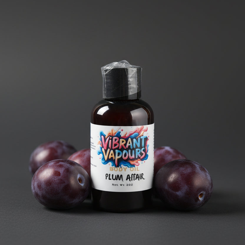 Vibrant Vapours Sm Scented Body Oil (Scent: Plum Affair) 2oz