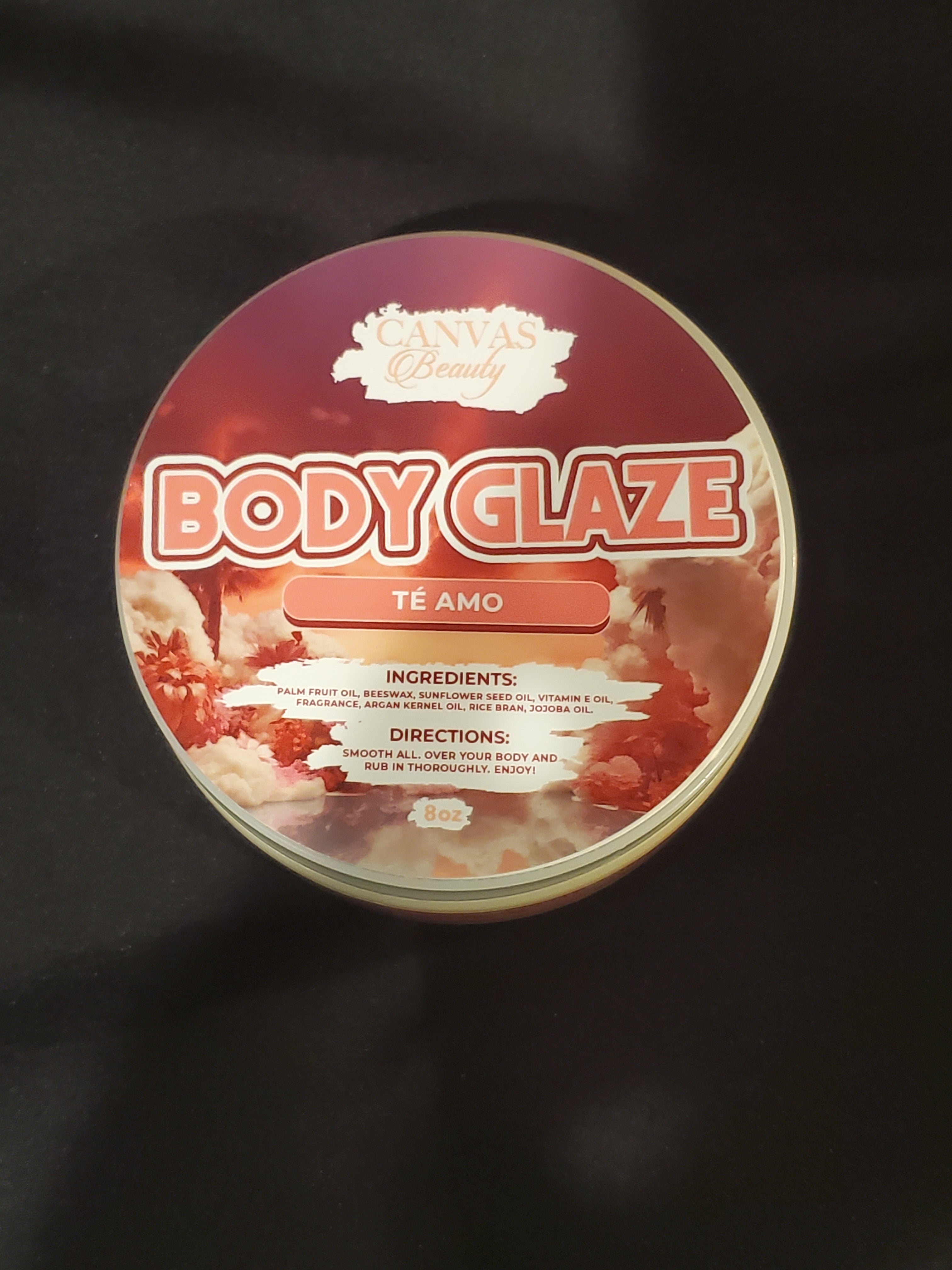 CANVAS Beauty Brand (Lg Size Body Glaze-Te Amo)
