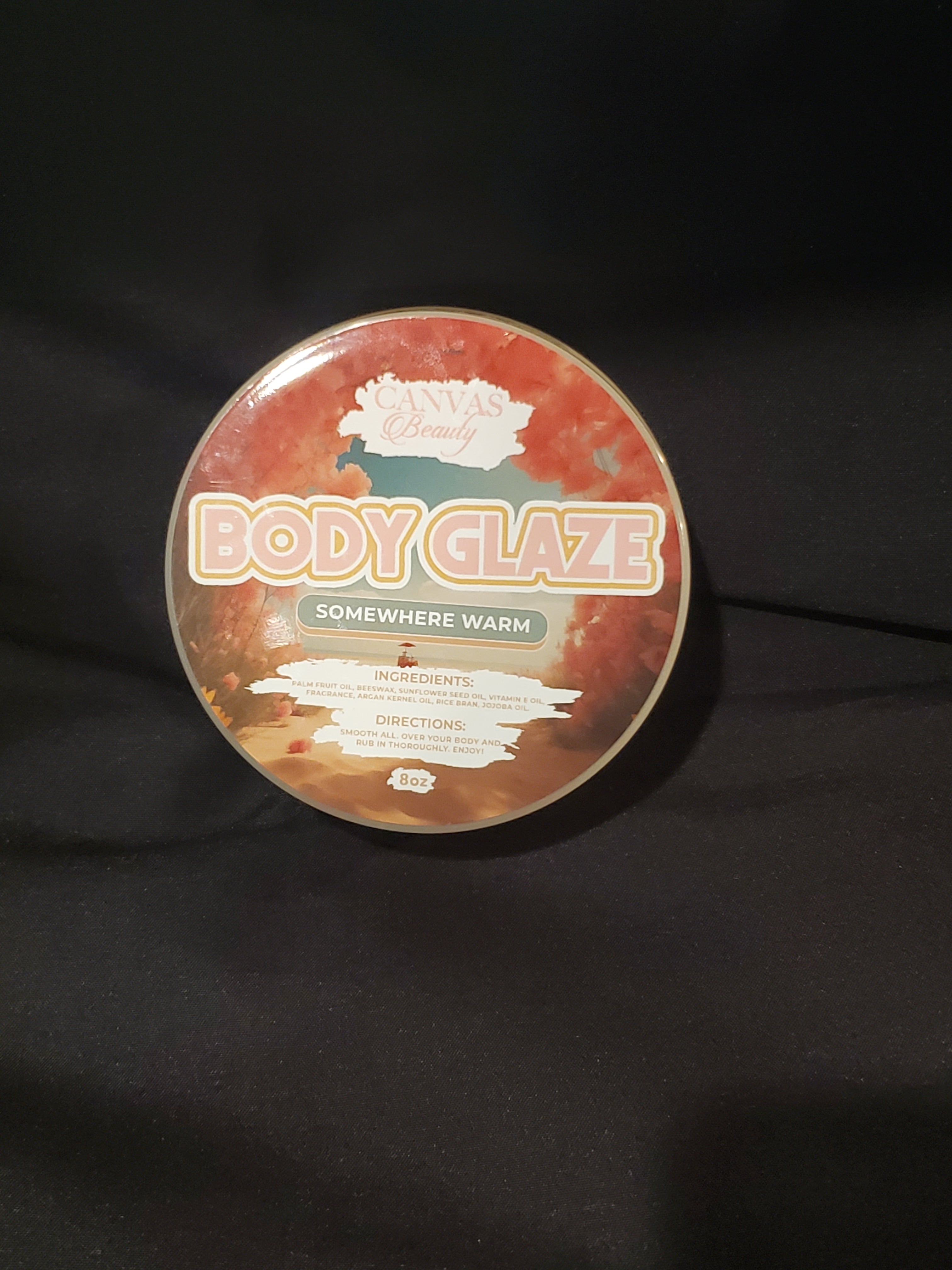 CANVAS Beauty Brand (Lg Size Body Glaze-Somewhere Warm)
