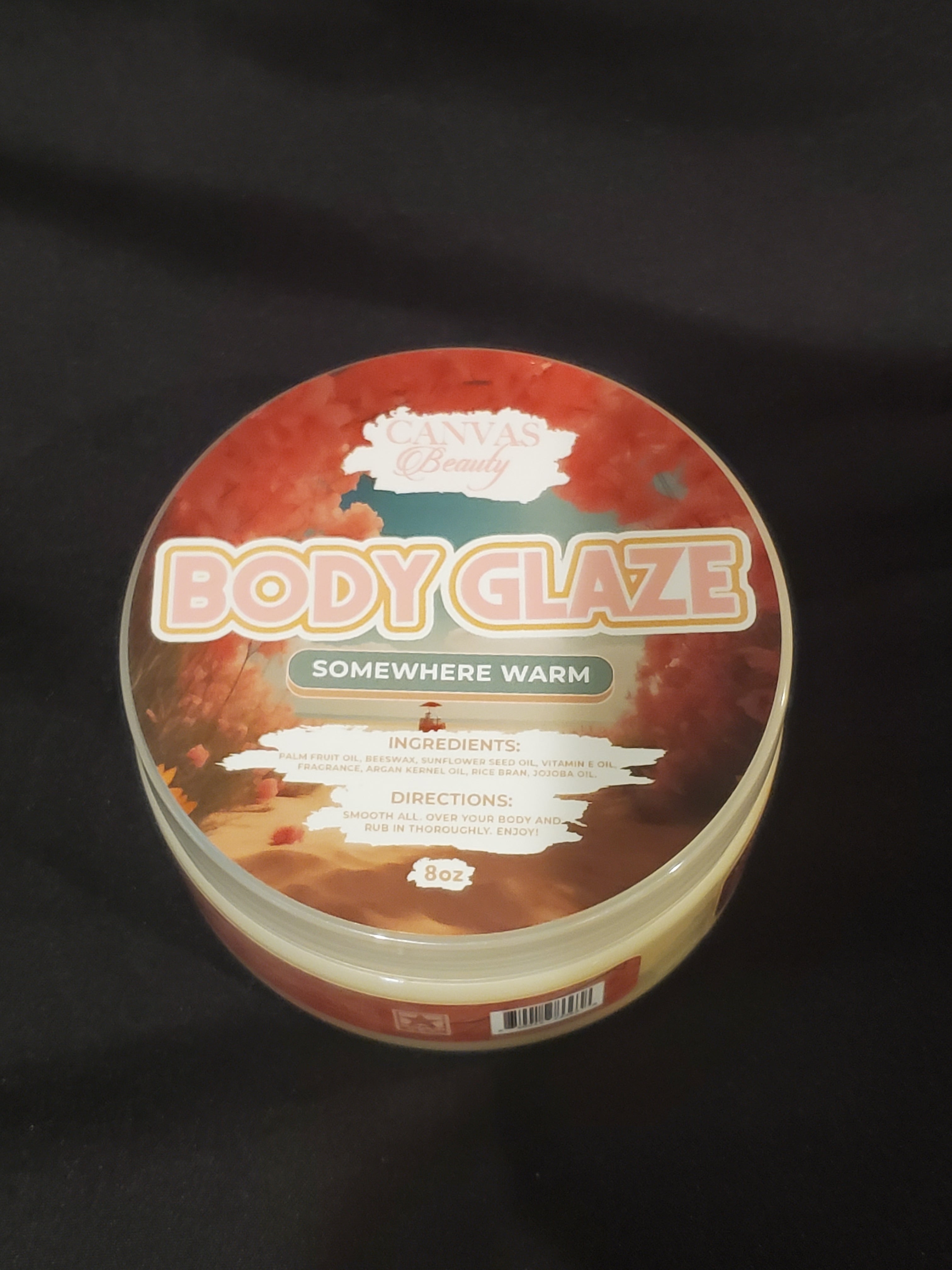 CANVAS Beauty Brand (Lg Size Body Glaze-Somewhere Warm)