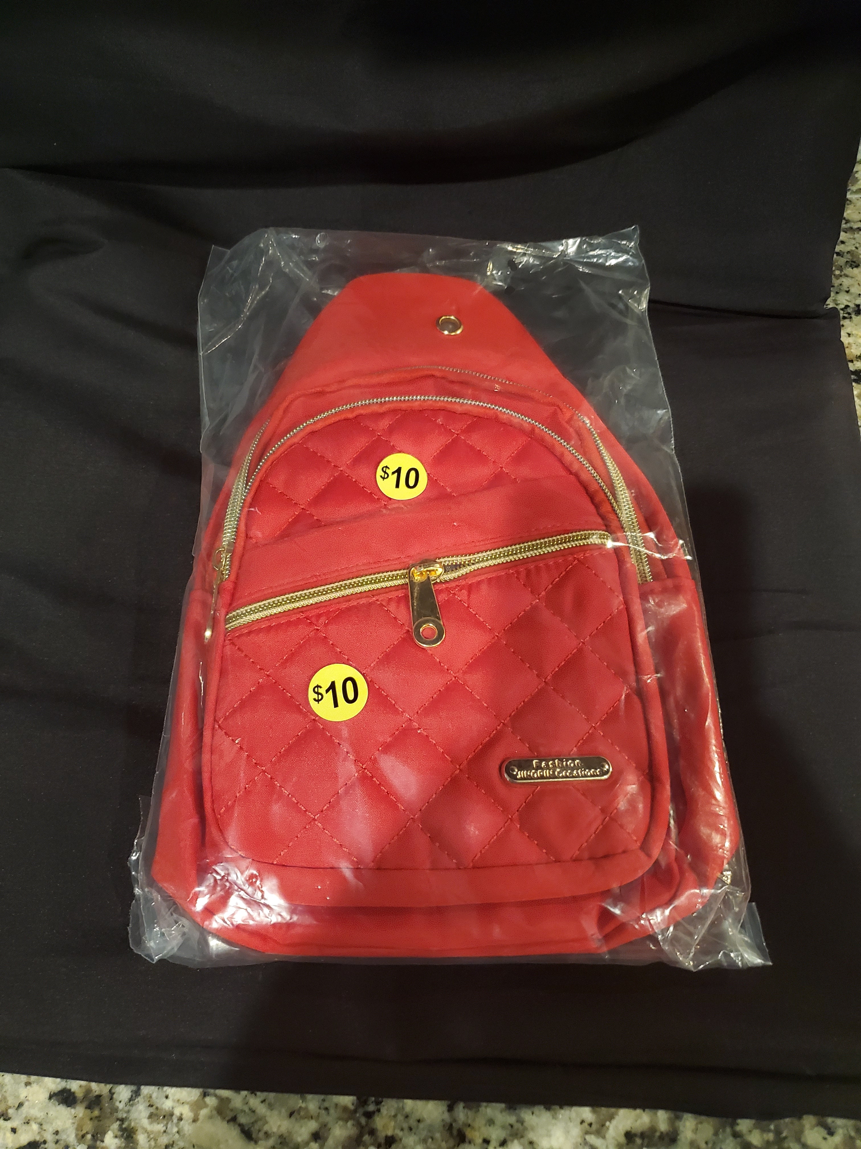 Clearance Corner Misc-(Crossbody Bag-Red)