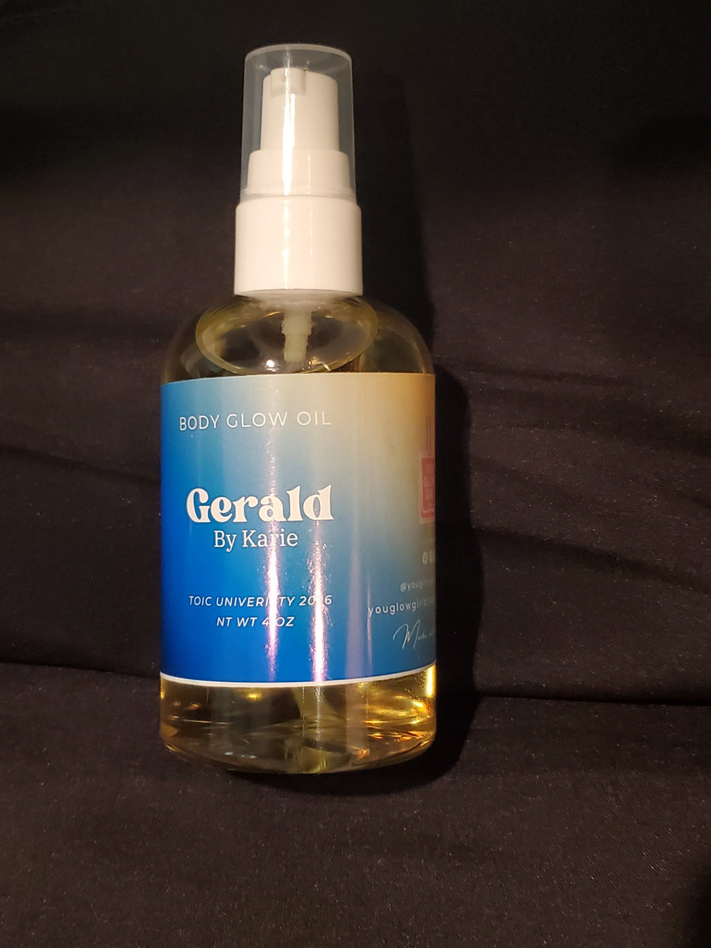 You Glow Girl by Karie (Lg size Body Oil-Gerald)