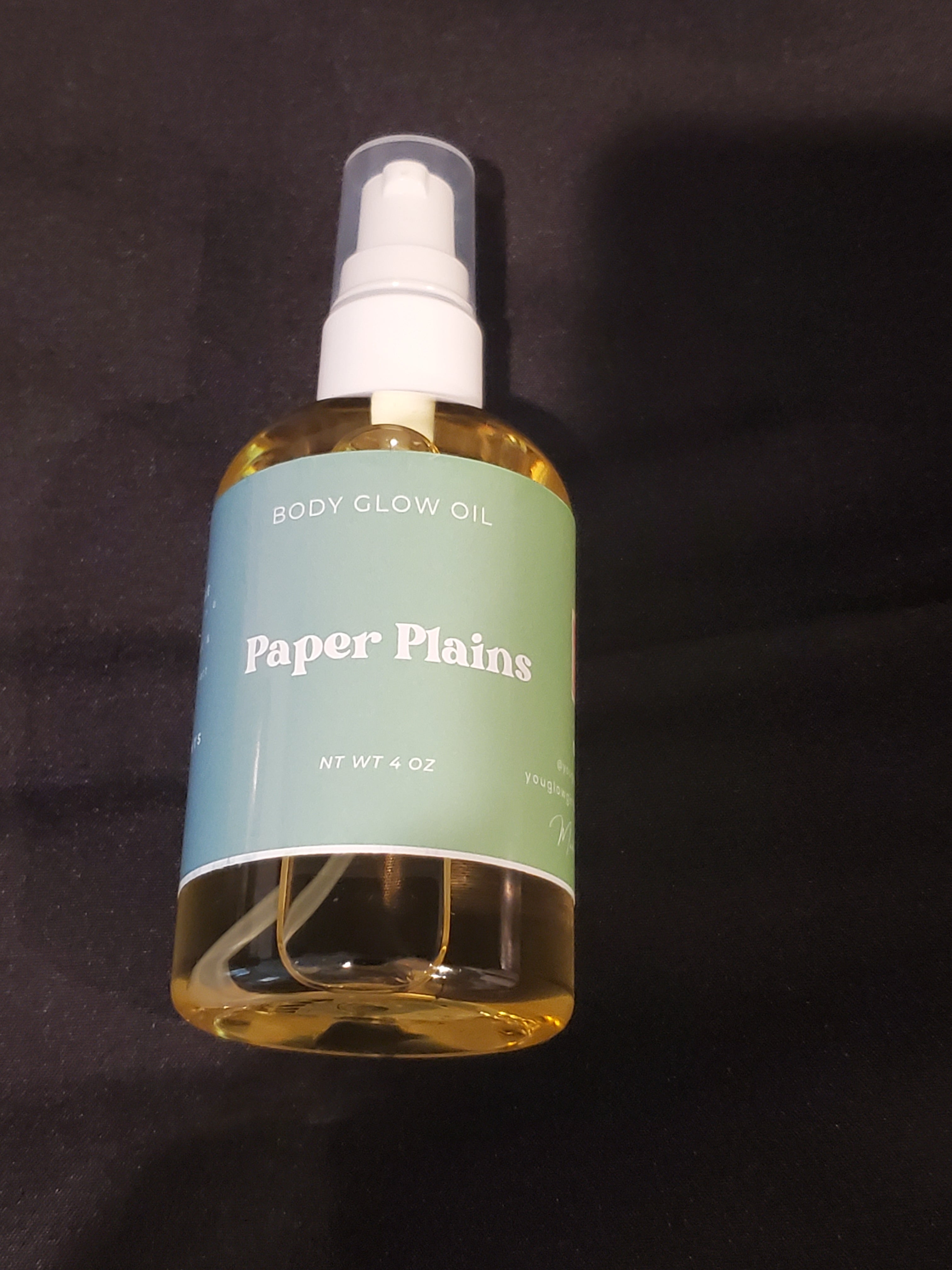 You Glow Girl by Karie (Lg size Body Oil-Paper Plains)