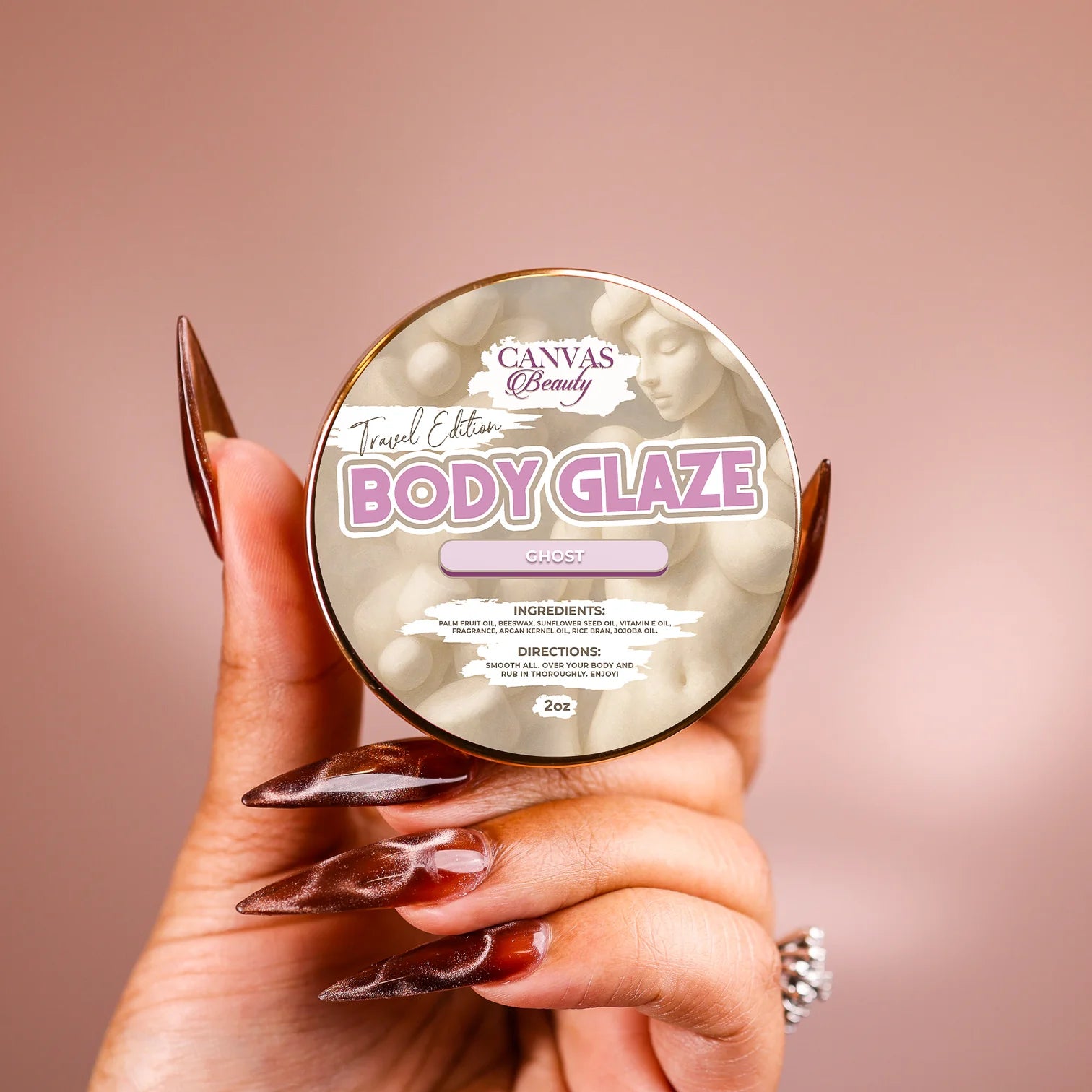 Canvas Beauty Brand Travel Size Body Glaze (Ghost)